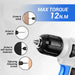 Drill Set: Tool Set with 8V Blue Cordless Drill, Home Tool Kit with Drill, Hand Tool Kits for Women 126 Piece