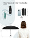 Mini Travel Umbrella with Case, Compact Pocket Size UV Sun & Rain
