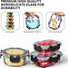 30 PC Glass Food Storage Containers with Lids - Reusable Glass Meal Prep Containers for Lunch and Leftovers - Airtight & Leakproof Snap Locking Lids - Oven, Freezer, Microwave, Dishwasher Safe