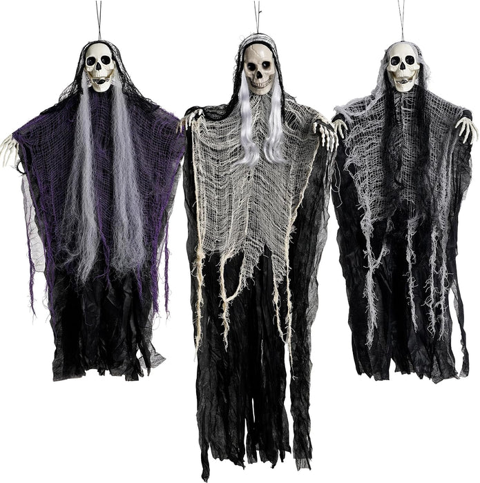 Halloween Decorations Outdoor Hanging Ghost: Spooky Haunted House Decor