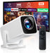 Mini Projector with 4K Support, Portable Short Throw Proyector