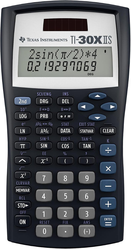 TI-30XIIS Scientific Calculator Texas Instruments, Black