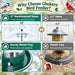 Metal Bird Feeders for Outdoors with 12” Weatherproof Dome, Green