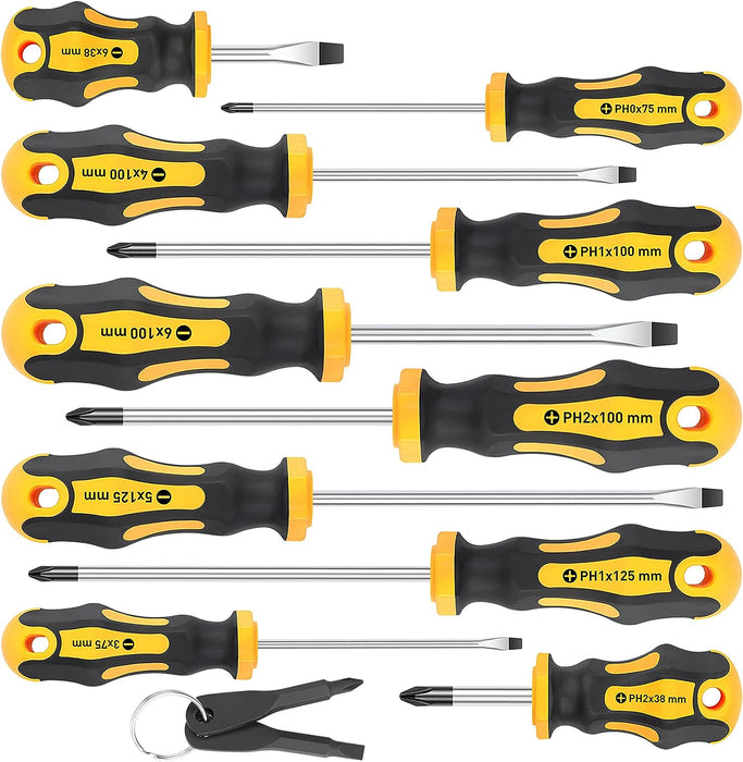 10-Piece Magnetic Screwdrivers Set