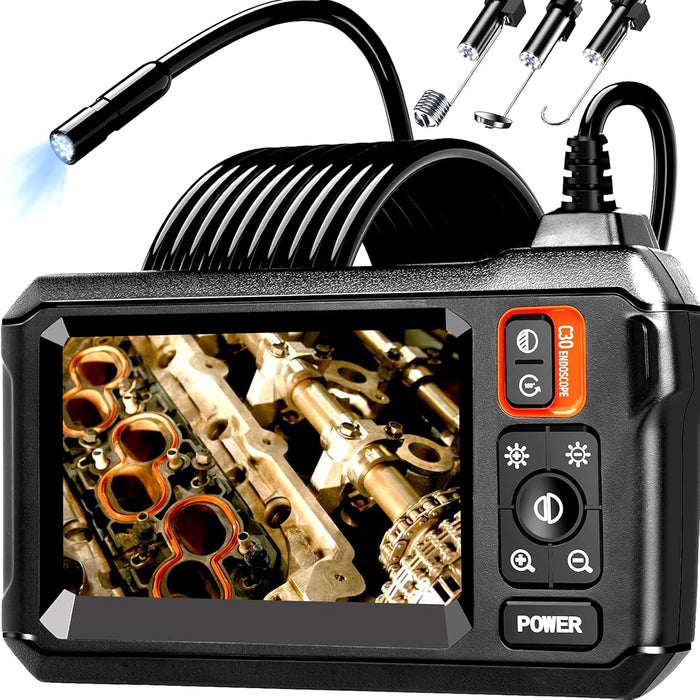 Endoscope Camera with Light, 1080P HD Borescope