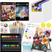68PCS Acrylic Paint Canvas Set for Adults with 24 Paint for Beginner