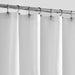 Waterproof Fabric Shower Curtain or Liner White, 72x72