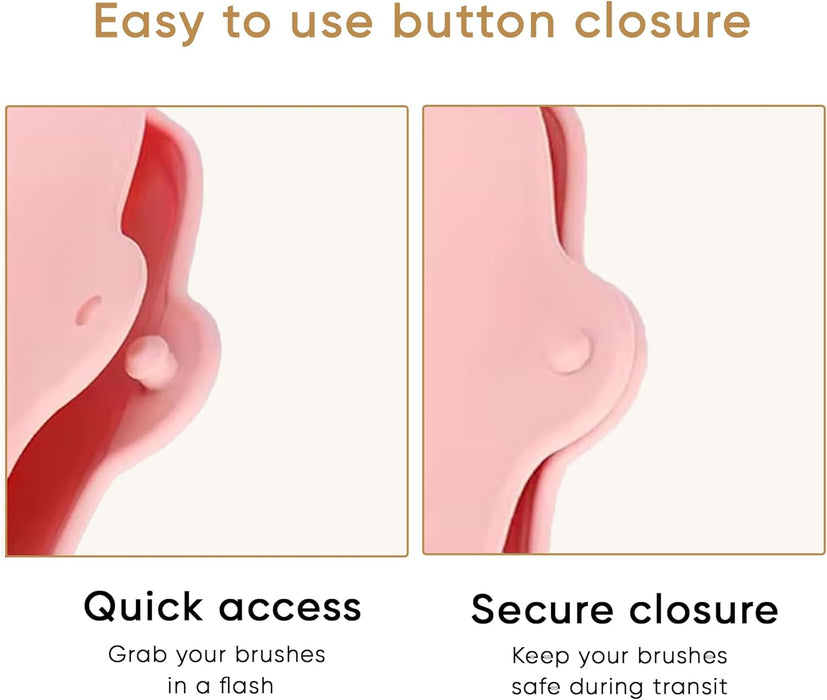 Silicone Travel Makeup Brush Holder