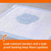 Leak-Proof Dog and Puppy Potty Training Pee Pads with Quick-Dry 5-Layer Super Absorbent Design, Regular Size 22 x 22 inc