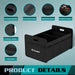 Foldable Trunk Storage Organizer for Car and Sedan (Small, Black)