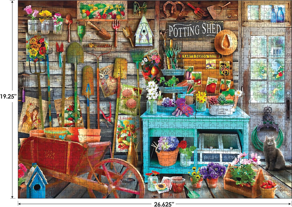 Hobby Haven The Potting Shed 1000 Piece Jigsaw Puzzle