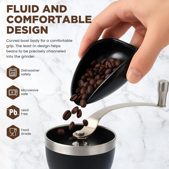 Ceramic Coffee Bean Dosing Cup + Sprayer Gift Set, Spoon Rest, Mini Coffee Spoon Holder for Tea Spoons Stirrers, Coffee Station Decor, Espresso Coffee Bar Accessories & Essentials(Not Include Spoon)