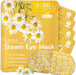 Heated Steam Eye Mask, Disposable 120 Minutes, Chamomile Scent 5 Pcs