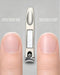 10 in 3 Nail Clippers Set with Brown Leather Manicure Case