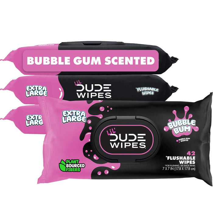 Flushable Potty Training Water Wipes, Bubble Bum, 168 Count