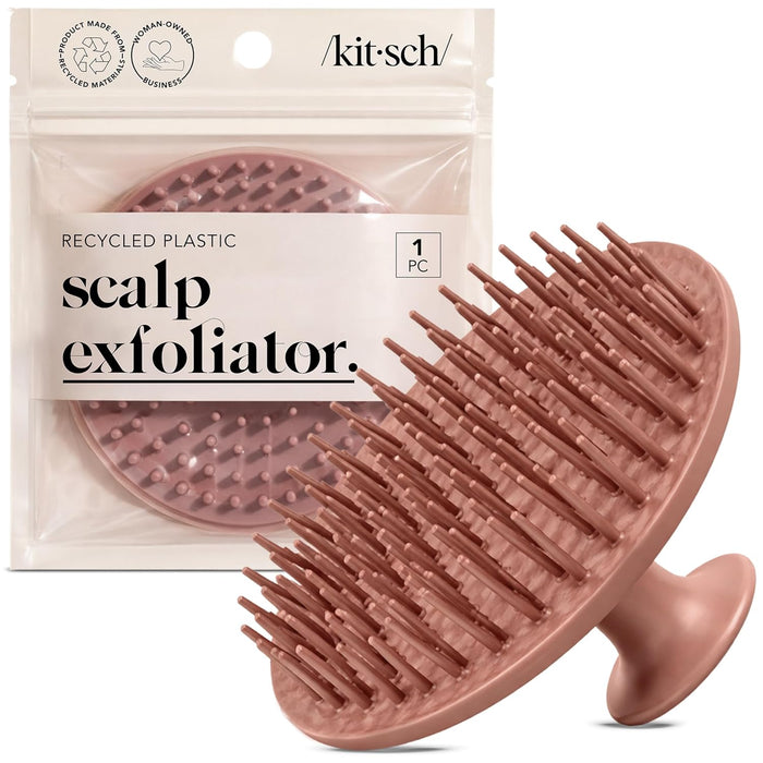 Scalp Massager for Hair Care - Shampoo Brush Scalps - Terracotta