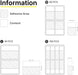 280 Pcs White Sticky Index Tabs for Notebook