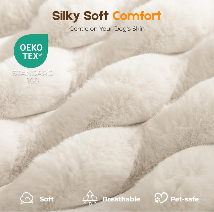 Orthopedic Dog Bed for Large Dog, Waterproof Washable Pet Bed for Crate
