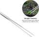 4PCS Aquascape Tool Aquarium Kit with Tweezers Scissors Scraper