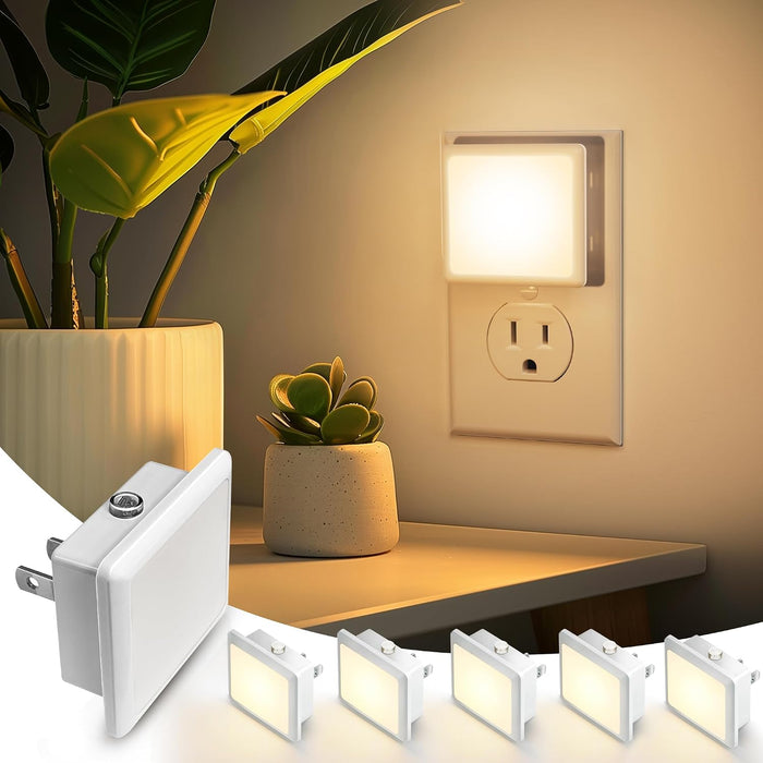 Night Light,Night Lights Plug into Wall, Dusk-to-Dawn Sensor