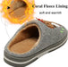 Boys Girls Cozy House Slippers Warm Plush Winter Cotton Slipper Kids Cute Dinosaur Indoor Shoes Non-Slip