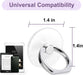 4 Pack Cell Phone Ring Holder, 2Silver+1Black+1Rose Gold