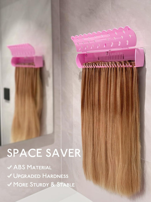 Hair Extension Holder for Styling and Storage