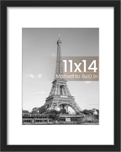 11x14 Picture Frame, Wall Decor Photo Frames, Black 1 Pack