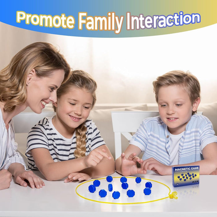 Magnet Chess Game Magnet Game with String for Easter Basket Stuffers Family Games Night, Great Fun Puzzle Strategy Games for Family & Party, Camping Tops, Game Collections