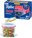 Quart Food Storage Bags, Stand-Up Bottom, 80 Count
