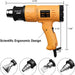 1800W Heat Gun Variable Temp 122℉-1202℉ for Crafts, Shrink Wrap