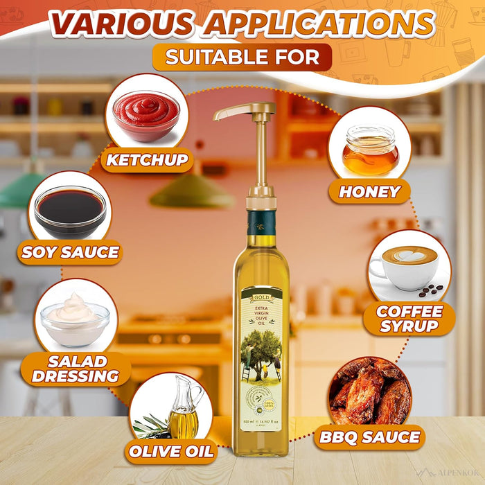 4 Pcs Coffee Syrup Pump, Compatible with Skinny, Torani, Davinci
