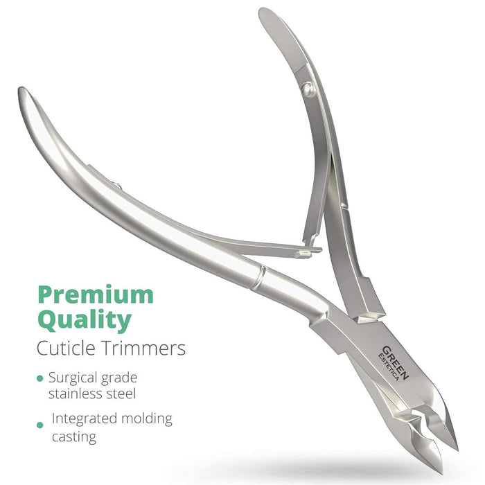 Professional Cuticle Trimmer & Nippers, Stainless Steel Nail Care Tool
