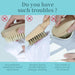 Laundry Stain Brush, Natural Soft Boar Bristles, Removes Tough Stains from Delicate Fabrics Like Knits, Cotton, and Line