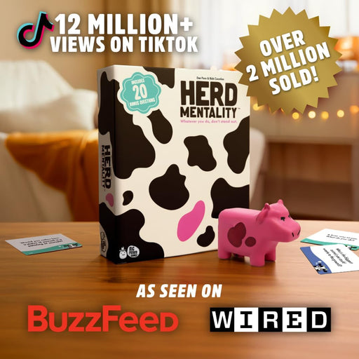 Herd Mentality: Funny Family Party Board Game for Game Night, 4-20 Players