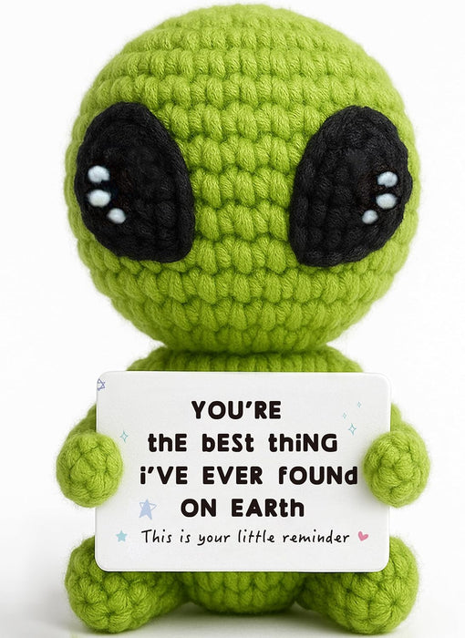 Gifts for Him Her Boyfriend Girlfriend Men Women Crochet Alien for My Love