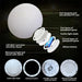 Rechargeable LED Glowing Ball Light for Kid Adult, Outdoor Globe Night Light with Remote, Great for Yard Garden Decor