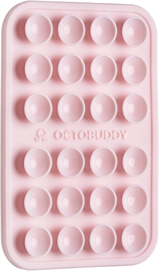 Classic - Silicone Suction Phone Case Adhesive Mount, Chalk Pink