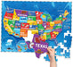 United States Puzzles for Kids Ages 3-5 - 70pc USA Map Floor Puzzle