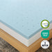 EGOHOME 2 Inch Twin Memory Foam Mattress Topper- Cooling Gel Infused