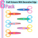 - Craft Scissors Decorative Edge, 6 Pack, Bright Zig Zag Scissors