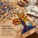 ® 1000 Pieces Stained Glass Jigsaw Puzzle, Beautiful Tree of Life Art Puzzles for Adults, Unique Fun Impossible Hard Difficult Challenging Pretty Puzzles, Colorful Mosaic Nature Puzzle