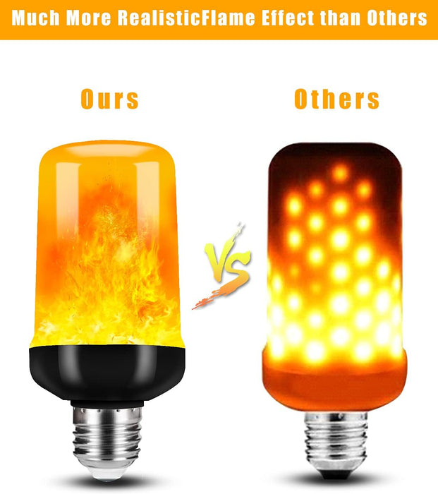 【Upgraded】 Flame Light Bulbs for Home Decor with Upside Down Effect