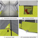 Core 9 Person Instant Cabin Tent - 14' x 9', Green (40008)