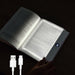 Flat Book Light, Rechargeable LED Reading Light for Reading in Bed at Night