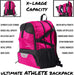 Team Sports Backpack with Ball & Cleat Compartments — Pink
