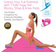 Yoga Blocks 2 Pack with Strap and Guide – Soft Non-Slip EVA Foam Blocks