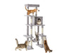 63-Inch Multi-Level Cat Tree with Hammock