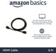 HDMI Cable, 3-Pack, 6 ft, High-Speed 4K@60Hz HDMI 2.0 Cord, 18Gbps, 2160p, 48 bit, Compatible with TV/PS5/Xbox/Roku/Blu-ray, Ethernet Ready, Black