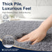Microfiber Bathroom Rugs 30x20, Soft Highly Absorbent Bath Mat, Grey